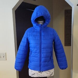 Blue Kids Puffer Jacket